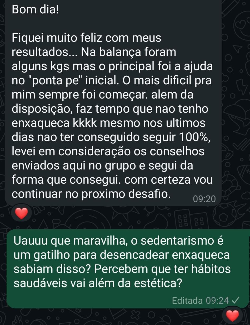 Transformação real — Depoimento 3