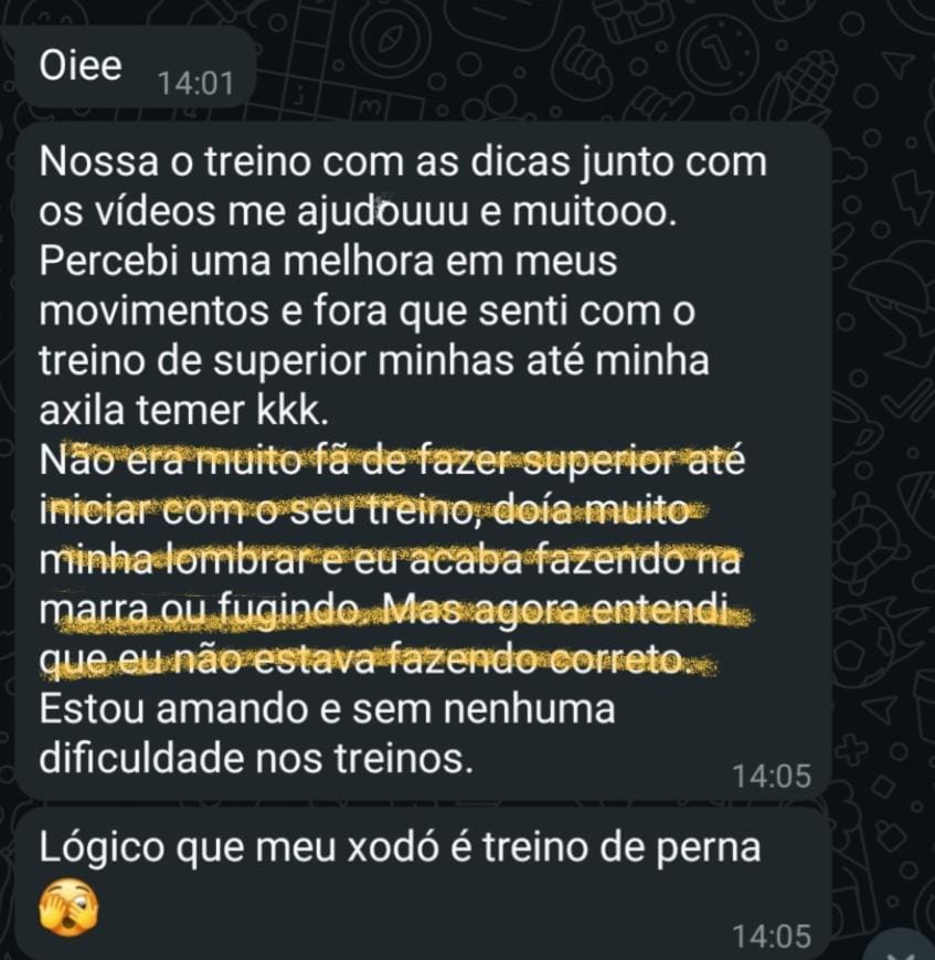 Transformação real — Depoimento 5